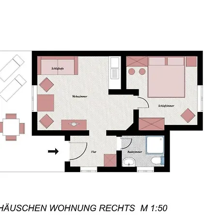 Fischerhaeuschen Baltrum, Ost Apartment